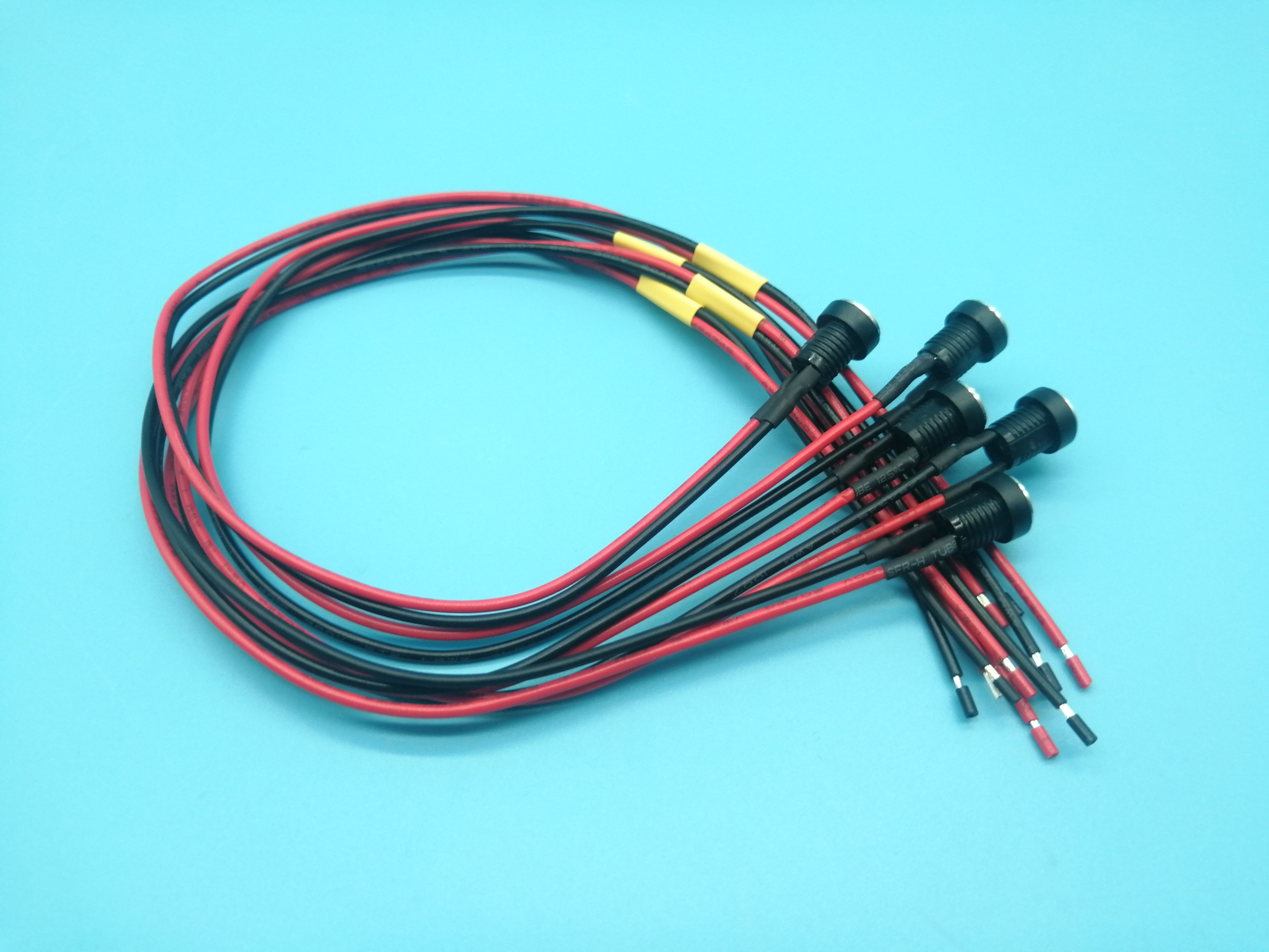 Custom industrial wiring harness with machine-controlled crimping for high-vibration environments, engineered by OurPCB Australia